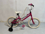 16 inch Haro Z Series Z16 Single Speed w/ Training Wheels Pink