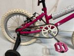 16 inch Haro Z Series Z16 Single Speed w/ Training Wheels Pink