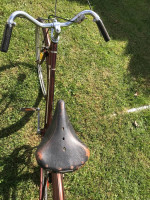 The Raleigh Nottingham England ladies road cruiser bike
