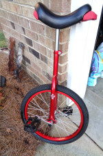 20" Unicycle by FUN - Red - Like New!