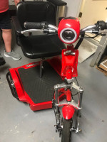 2022 red ChallengerX 3Wheel Scooter model J750