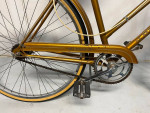 Vintage Dunelt Women's 3 Speed Cruiser Bike Gold