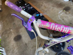 Kids (girls) purple bike (for use or parts)