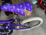 Kids (girls) purple bike (for use or parts)