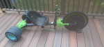 Huffy Green Machine drifting trike