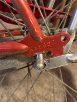 1953 Schwinn Red Phantom Badged BF Goodrich