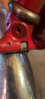 1953 Schwinn Red Phantom Badged BF Goodrich