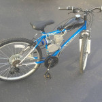 MANTIS BIKE WITH MOTOR MOPED 50CC UPGRADES