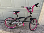 Really cute 20" girl's Huffy bike pink & black
