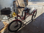 Mooncool three wheeled tricycle electric