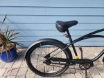 Men's Electra Flat Black Beach Cruiser-Excellent Condition
