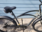 Men's Electra Flat Black Beach Cruiser-Excellent Condition