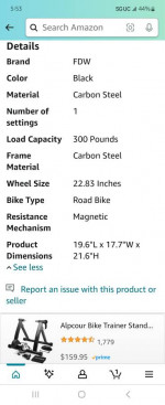 Indoor Bike trainer