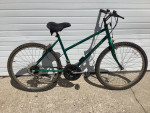 Good Used Adult 26" Huffy Green Superia 15 Speed Mountain Bicycle