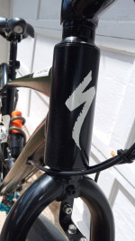 SPECIALIZED DISC BRAKE Large COMMUTER Sram x9 STEEL Fork NEEDS RIDER