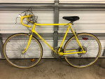 Men 27 inch Schwinn Continental Yellow Road Bike