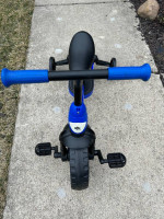 12" BALANCE  BIKE WITH TRAINING WHEELS  $40