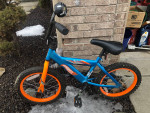16” HOT WHEELS BIKE $32