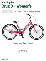 26" Aluminum Sun Cruz 3 Speed Women's Beach Cruiser