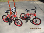 2 Attractive "Next Rocket" 16" Bicycles w/Large Diameter Frame Tubing