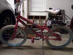 Girl's 20" Huffy bike with kick stand