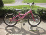 Mongoose- Mt. Grizzly Girl's 20". 7 Speed Mountain Bike
