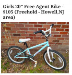 Girls FreeAgent 20" Bike