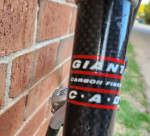 Giant "CARBON FIBER" 20" Road Bike w/Carbon ...plus a Thule Bike rack!