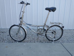 Dahon folding bike. stainless steel.
