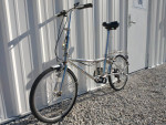 Dahon folding bike. stainless steel.