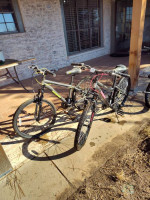 4 bikes and 4 scooters