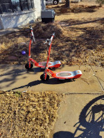 4 bikes and 4 scooters