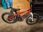Kids bicycles with helmet