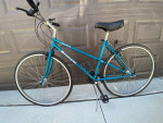 Bianchi Womens step thru hybrid bike
