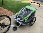 Kidarooz Bike trailer (stroller/jogger)