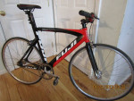 FUJI TRACK PRO; 5'11" to 6'5"; from 2009;TALL frame; orig $1700.
