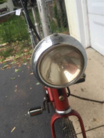 Custom Schwinn bike - steering wheel, 3 speed coaster brake, generator