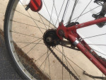 Custom Schwinn bike - steering wheel, 3 speed coaster brake, generator