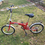 Vintage Citizen Folding Bicycle With Travel Bag