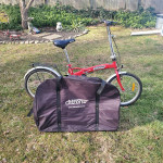 Vintage Citizen Folding Bicycle With Travel Bag