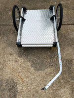 Aluminum bike trailer