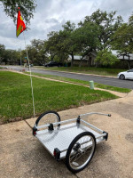Aluminum bike trailer