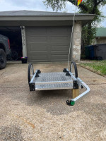 Aluminum bike trailer