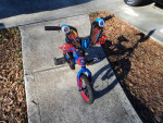 Boys 12" Spiderman Bike