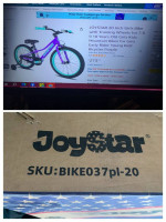 45 % off !New. JOYSTAR 20 inch Girls Bike -In box.