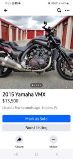 2015 YAMAHA VMAX 1700
