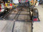 Three bike motorcycle trailer