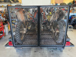 Three bike motorcycle trailer