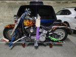 Large Road bike carrier;haul w/o trailer;save ktm adventure