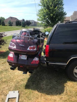 Large Road bike carrier;haul w/o trailer;save ktm adventure